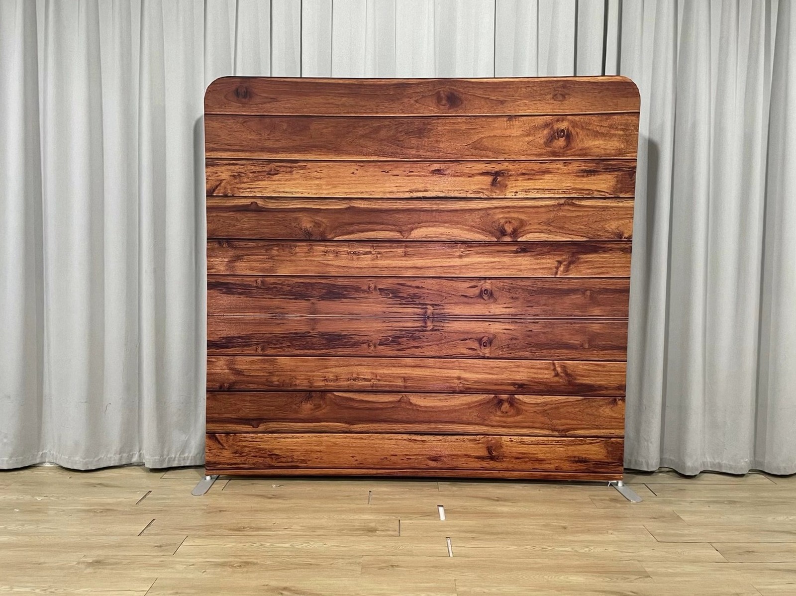 Barnwood photo booth backdrop
