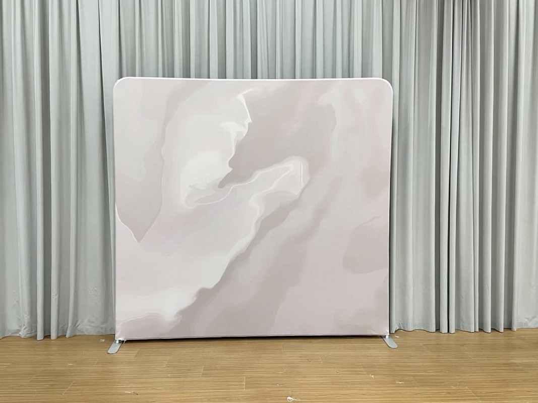 Cloudy photo booth backdrop