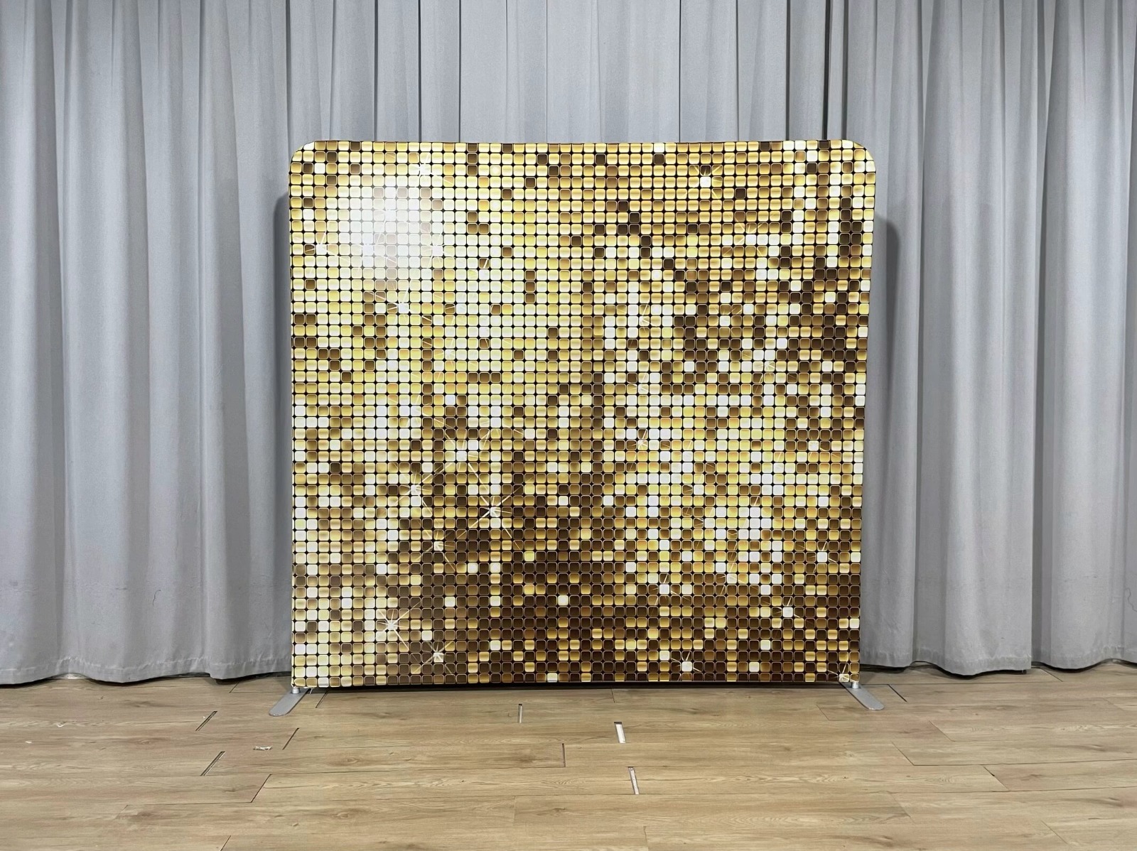 Gold Sequins photo booth backdrop