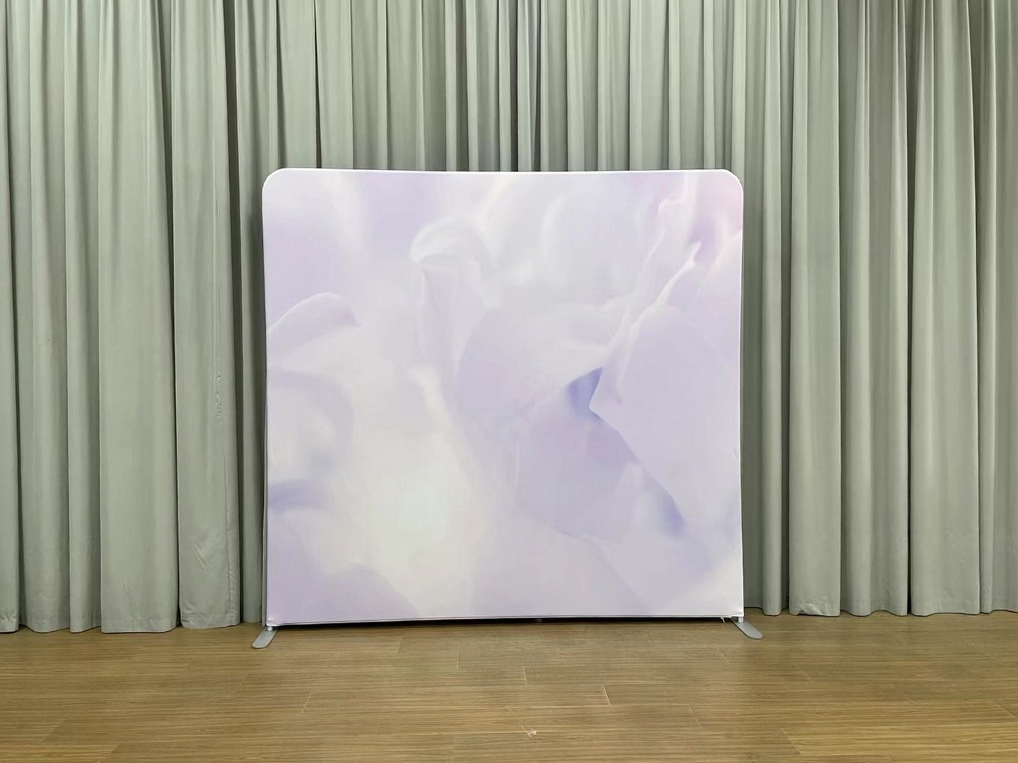 Lavender photo booth backdrop