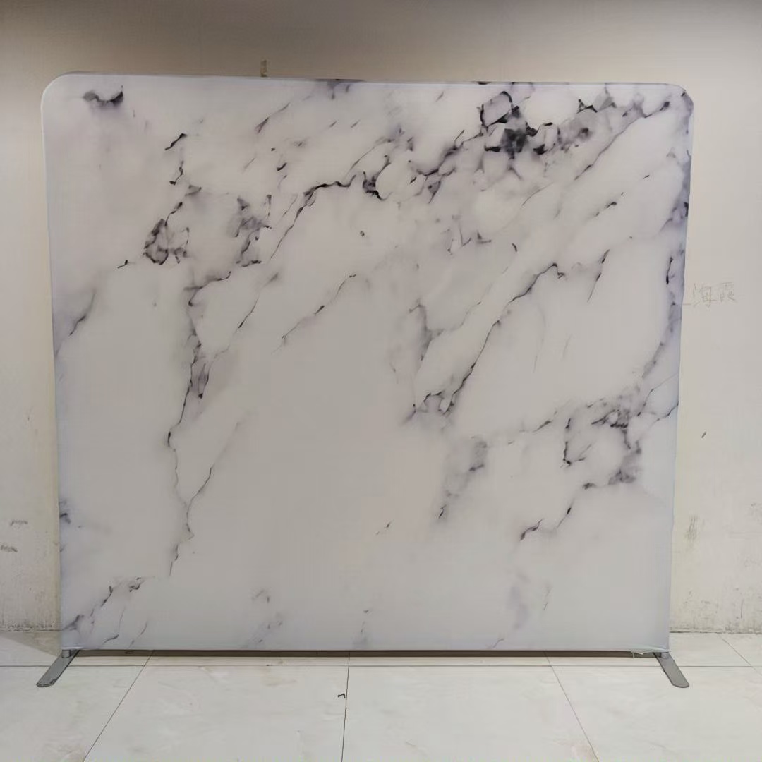 White Marble photo booth backdrop